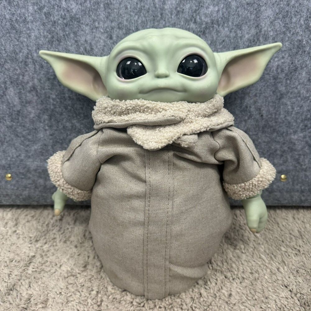 Star‎ Wars Plush Mandalorian The Child Grogu Baby Yoda Hard Head 11" Mattel 2019
